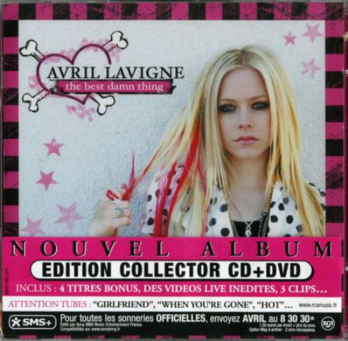 Avril Lavigne The Best Damn Thing French 2-disc CD/DVD set (420821)